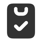 Clipboard Check SVG Icon